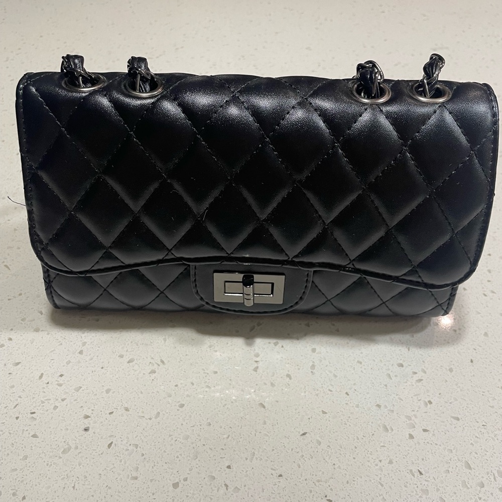 Black Quilted Women's Bag new